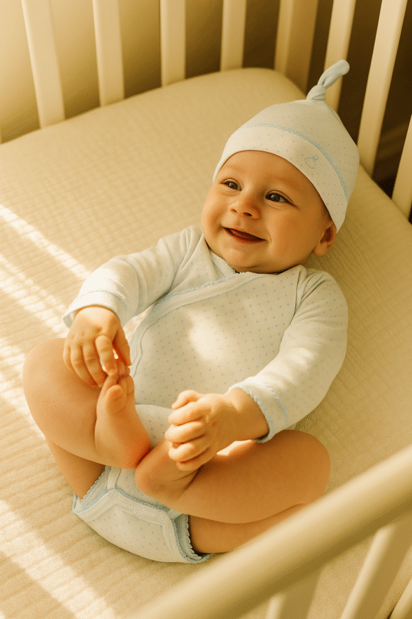 Polka Dots Newborn Hat