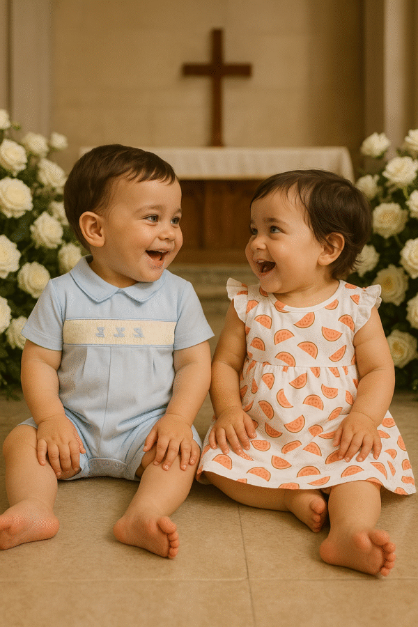 Watermelons Summer Dress White